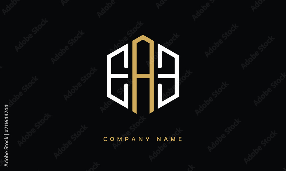 EAE, Abstract Letters Logo Monogram EAE, Abstract Letters Logo Monogram