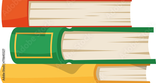 Stack of books school, textbooks, bestsellers heap