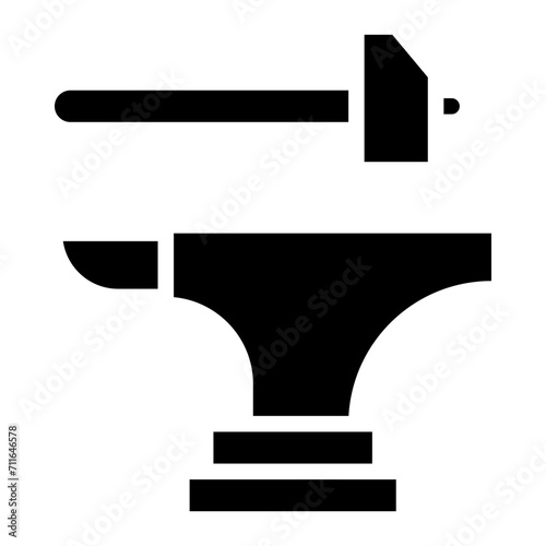 Anvil Shoot icon vector image. Can be used for Festa Junina.