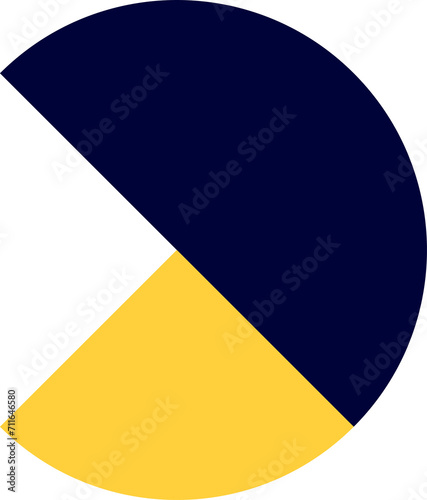 Free Download element, circle half and quarter shape - GFXLoad
