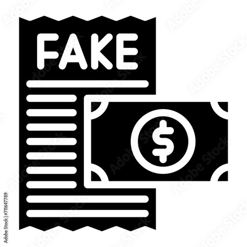 Counterfeit Bills icon vector image. Can be used for Corruption.