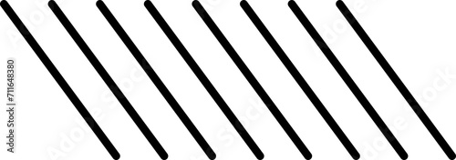 Diagonal lines, memphis shapes design element