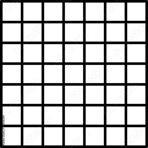 Square grid abstract Memphis shape element