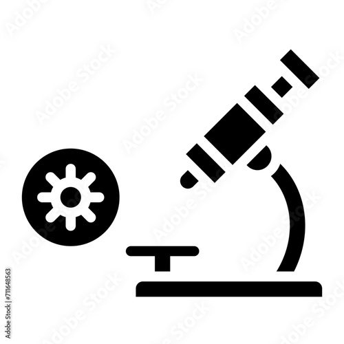 Pathogen Microscope icon vector image. Can be used for Infectious Diseases.