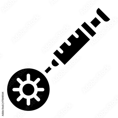 Vaccination Syringe icon vector image. Can be used for Infectious Diseases.