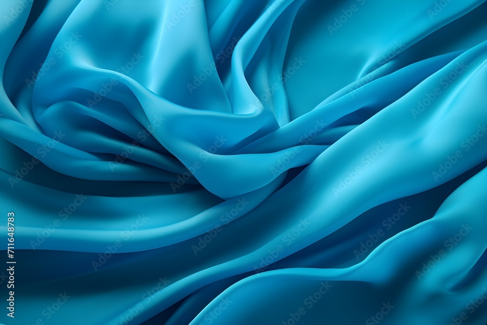 Obraz premium Cloth background, Blue fabric texture