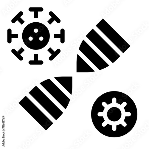 Viral Mutation icon vector image. Can be used for Infectious Diseases.