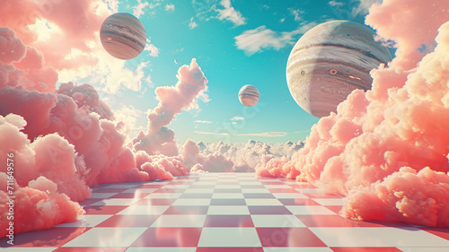 Serreal space background