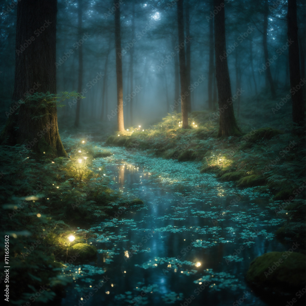 Fireflies in the Forest