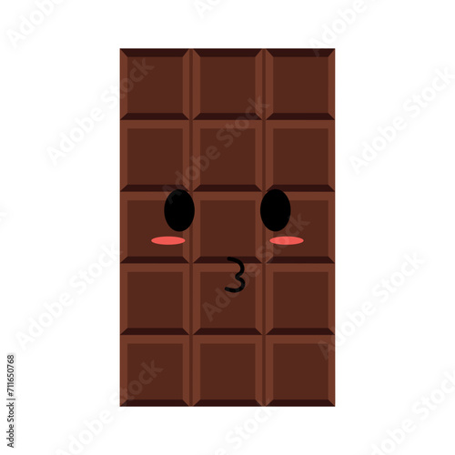 Kawaii Chocolate Illustration