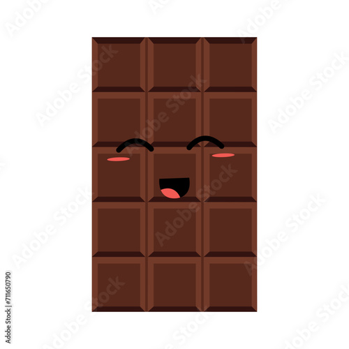 Kawaii Chocolate Illustration