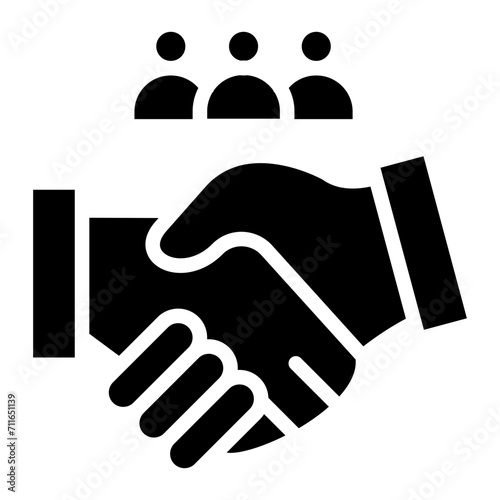 Loyalty icon vector image. Can be used for Friendship.