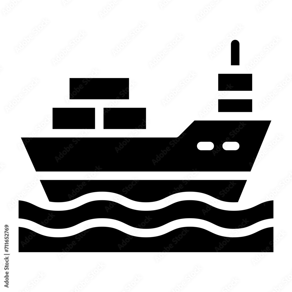 Cruise icon vector image. Can be used for Ocean. Cruise icon vector image. Can be used for Ocean.