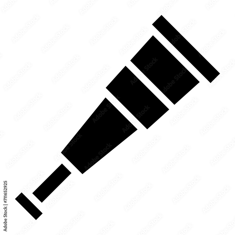 Monocular icon vector image. Can be used for Ocean. Monocular icon vector image. Can be used for Ocean.