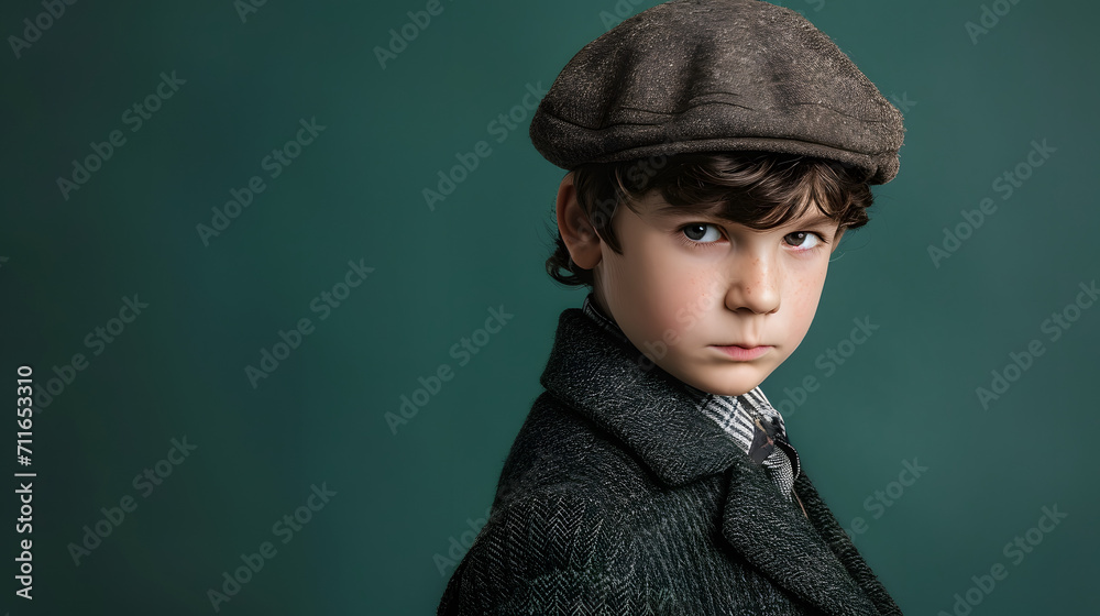 Portrait of a little detective