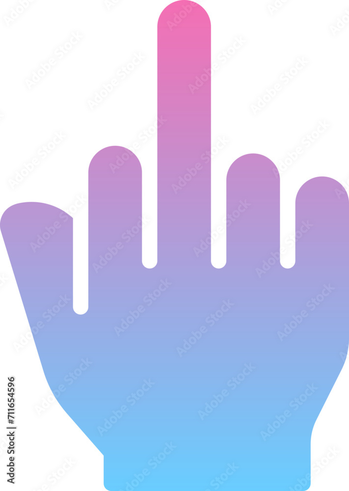 Middle finger icon Middle finger icon