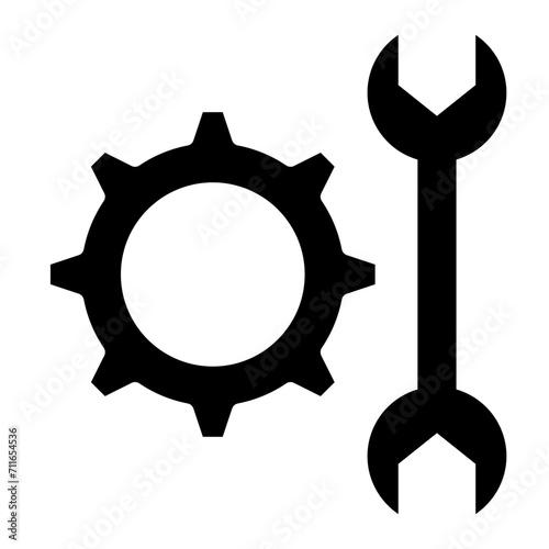 Maintenance icon vector image. Can be used for Manufacturing.