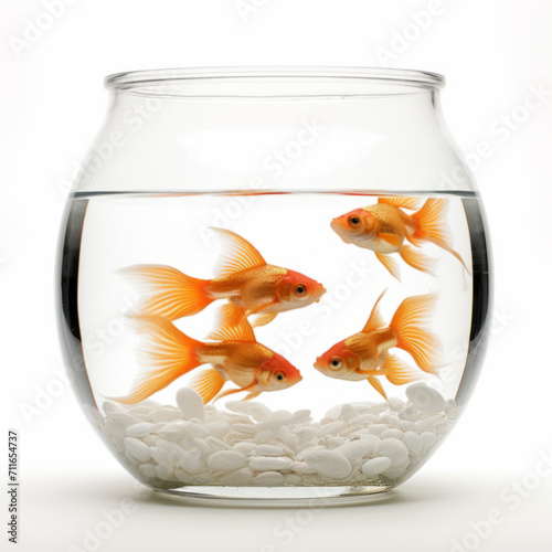 Wallpaper Mural Fish bowl with gold fish Torontodigital.ca