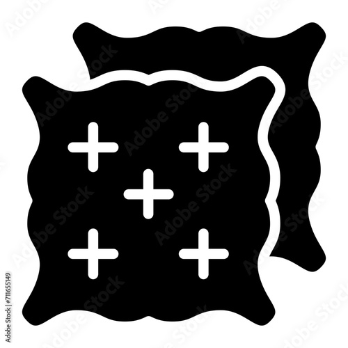 Fabrics icon vector image. Can be used for Shoemaker.