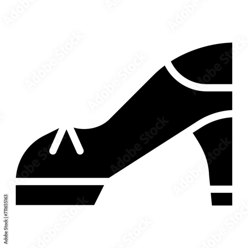 Heel icon vector image. Can be used for Shoemaker.