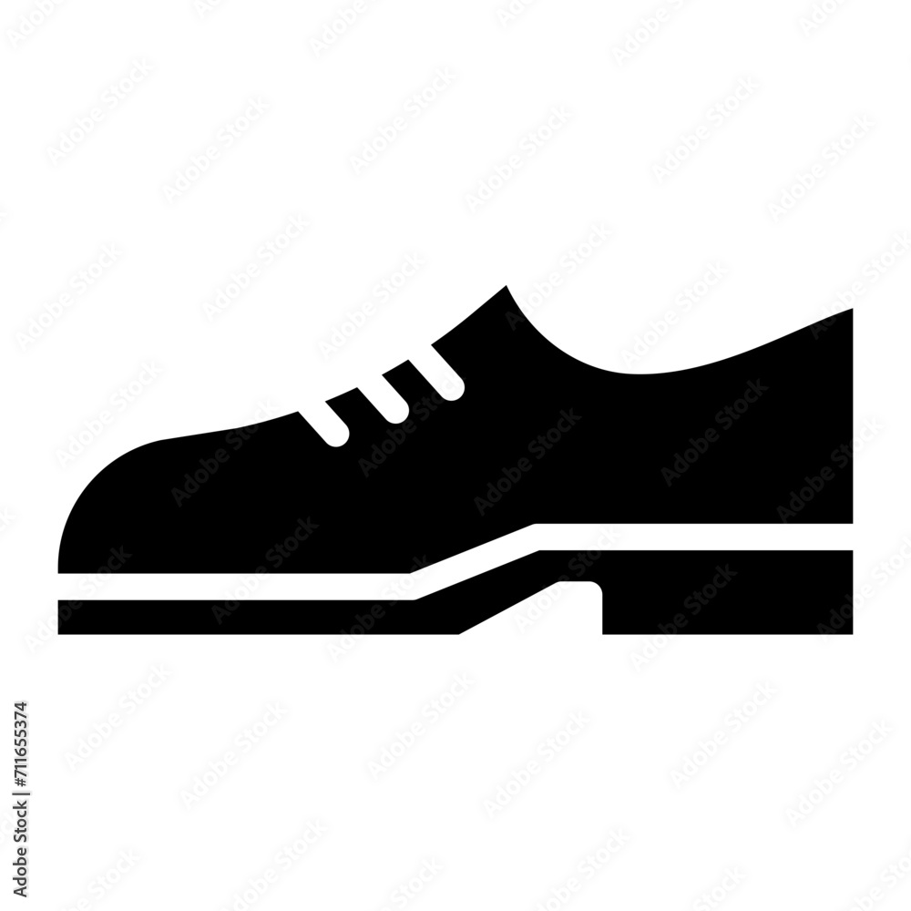 Shoe icon vector image. Can be used for Shoemaker.