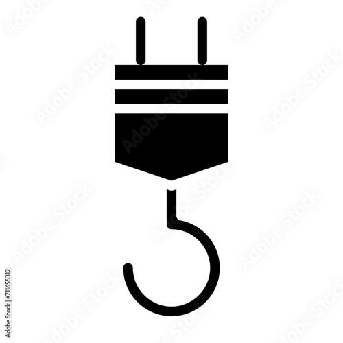 Hook icon vector image. Can be used for Shoemaker.