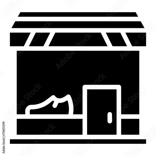 Shoe Shop icon vector image. Can be used for Shoemaker.