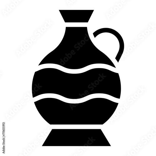 Pottery Ceramics icon vector image. Can be used for Art and Craft Supplies.