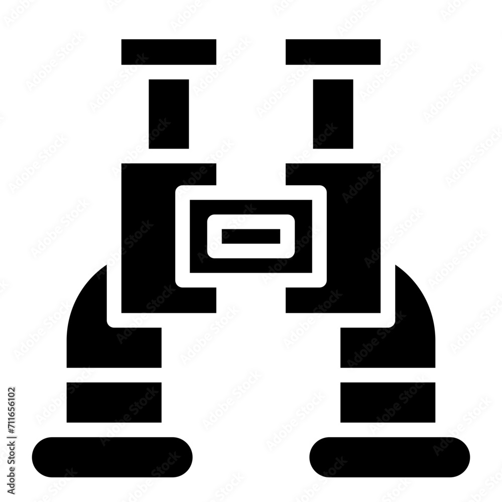 Binocular icon vector image. Can be used for Archery. Binocular icon vector image. Can be used for Archery.