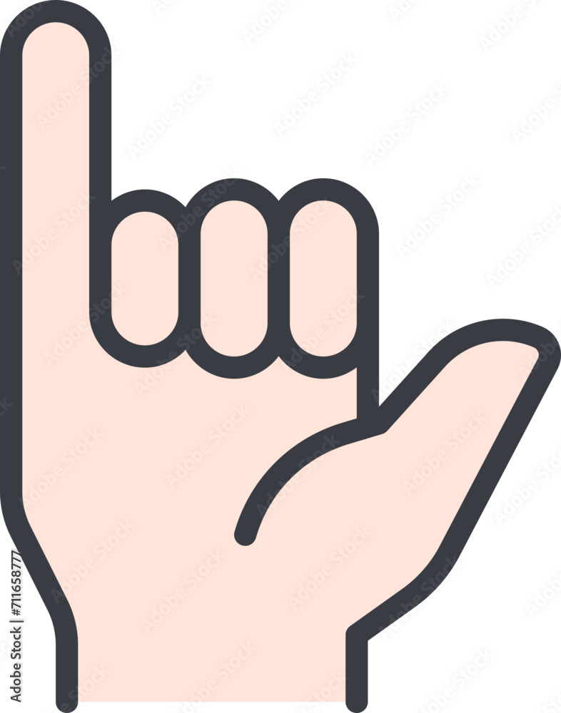 Loose hand icon Loose hand icon