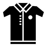Golf Shirt icon vector image. Can be used for Golf.