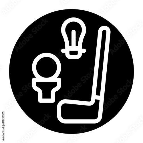 Golfing Tips icon vector image. Can be used for Golf.