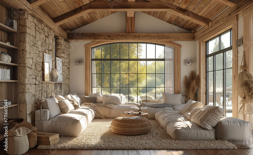 interior design Cottage Style Generative AI