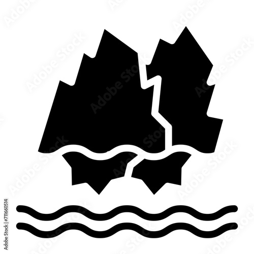 Glaciers icon vector image. Can be used for Rainforest.