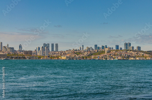 Bosporus and Istanbul scenic view from Uskudar pier on Anatolian side  © ssmalomuzh