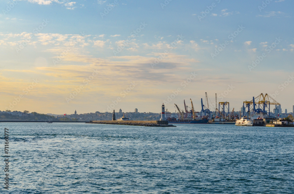 Haydarpasa port on Anatolian side of Istanbul