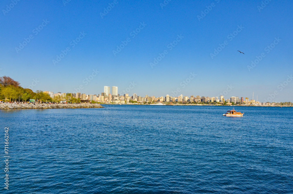 harbor view from Moda Pier in Kadikoy (Istanbul, Turkiye) harbor view from Moda Pier in Kadikoy (Istanbul, Turkiye)