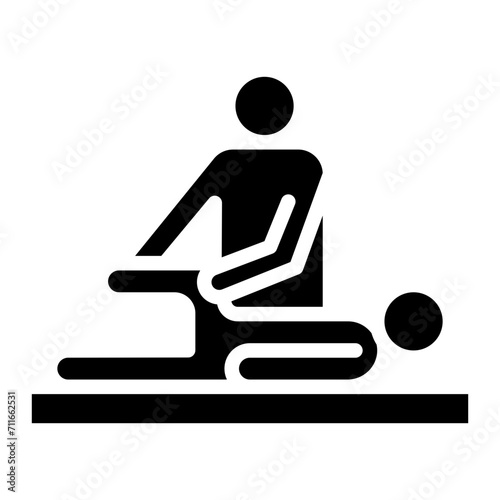 Physiotherapy icon vector image. Can be used for Nursing.