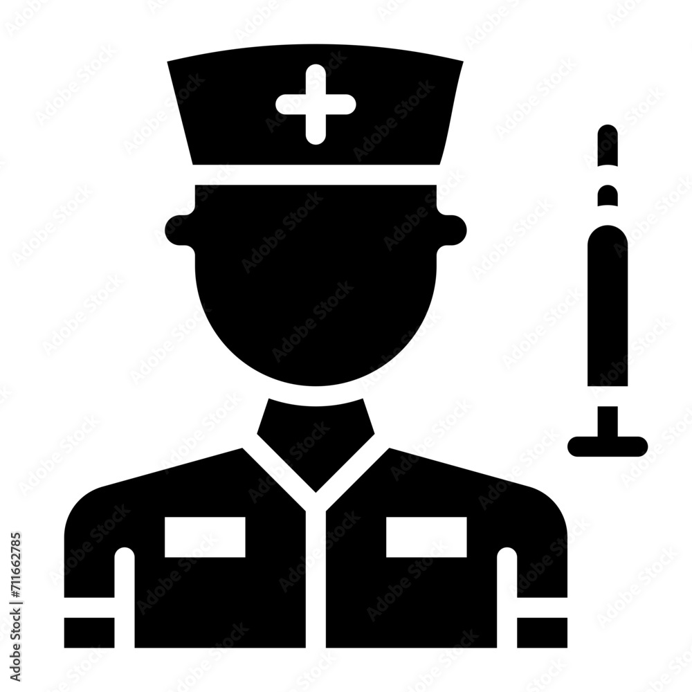 Registered Nurse icon vector image. Can be used for Nursing. Registered Nurse icon vector image. Can be used for Nursing.
