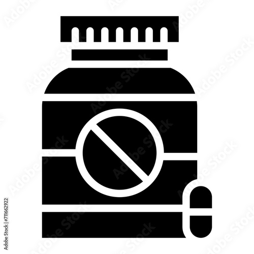 Antidepressants icon vector image. Can be used for Addiction.