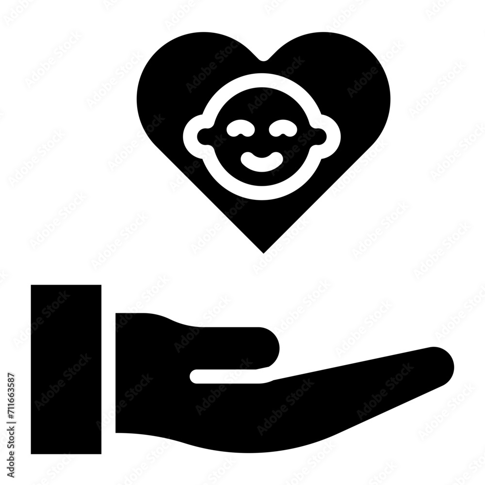 Childcare icon vector image. Can be used for Coworking Space. Childcare icon vector image. Can be used for Coworking Space.
