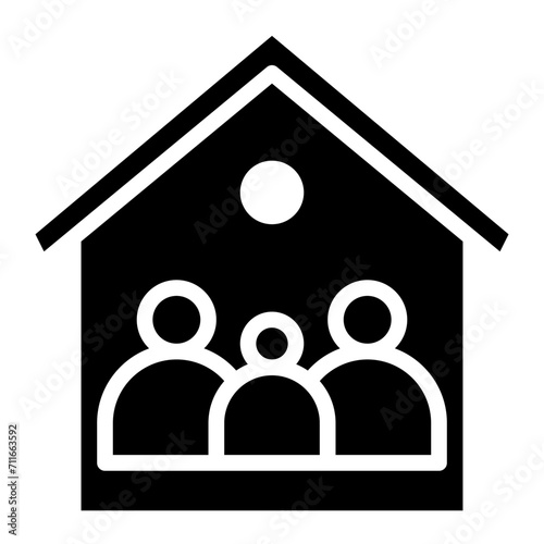 Coliving Space icon vector image. Can be used for Coworking Space.