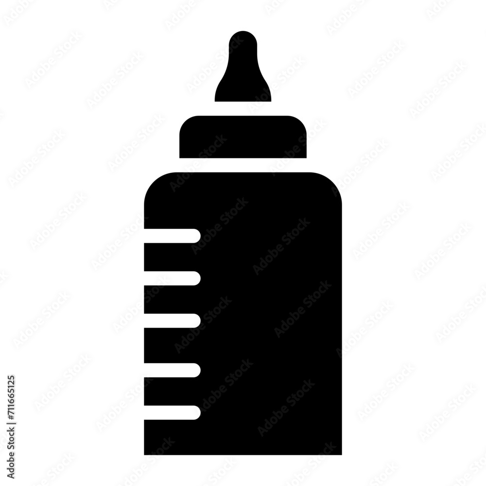 Milk bottle icon vector image. Can be used for Maternity. Milk bottle icon vector image. Can be used for Maternity.