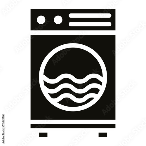 Auto Machine icon vector image. Can be used for Laundry.