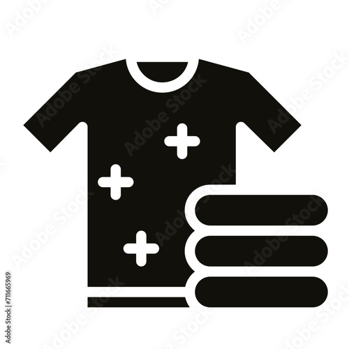 Clean Clothes icon vector image. Can be used for Laundry.
