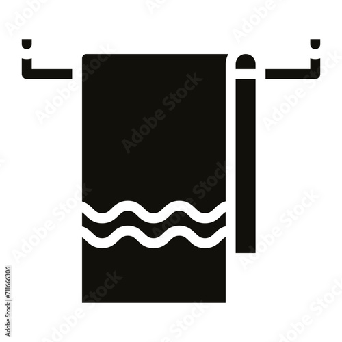 Towels icon vector image. Can be used for Laundry.