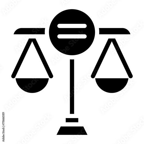 Equality icon vector image. Can be used for Human Rights.