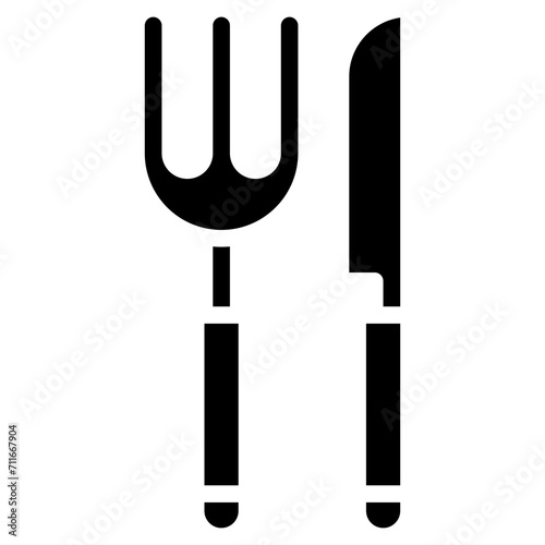 Cutlery icon vector image. Can be used for Nursing Home.