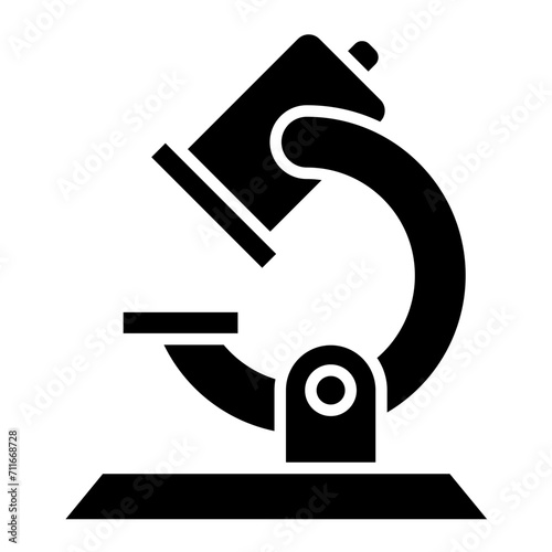 Microscope icon vector image. Can be used for Pharmacy.
