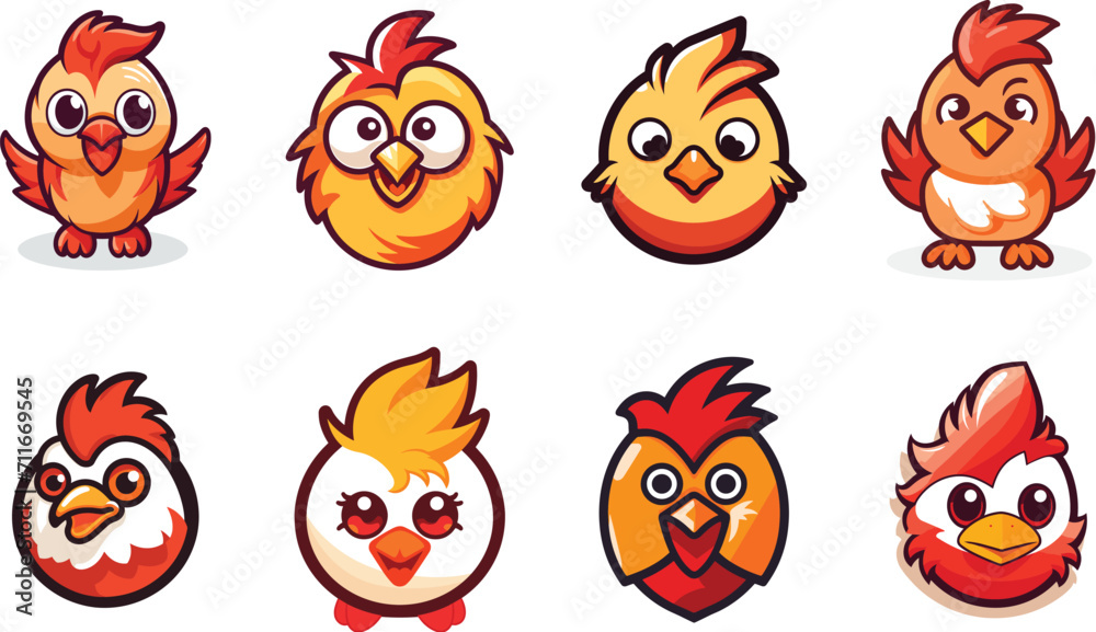 Vector illustration of a chicken Vector illustration of a chicken